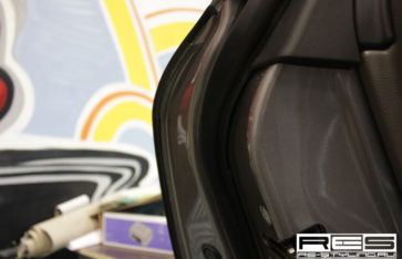 Полная оклейка Infiniti EX35 в черный мат. Оклейка по акции.