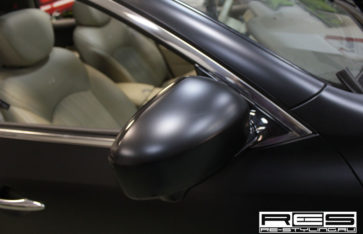 Полная оклейка Infiniti EX35 в черный мат. Оклейка по акции.