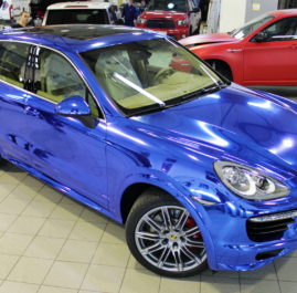 Porsche Cayenne «Синий хром» от RES Москва