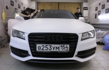 Audi A7 S-line — «White matt»