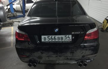 Новая выхлопная система BMW 530 (E60)