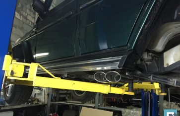 Новый выхлоп Mercedes-Benz Gelandewagen