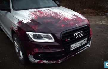Audi Q5S Винилография «кровь»
