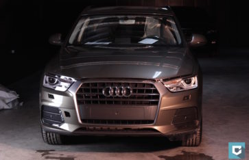 New «Audi Q3» защита фронтальной части
