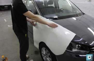 Фронтальная защита VW Caddy (new)
