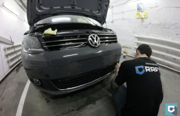 Фронтальная защита VW Caddy (new)
