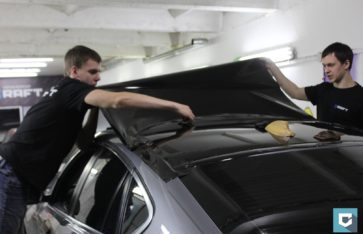 Оклейка крыши BMW X6 (f16)