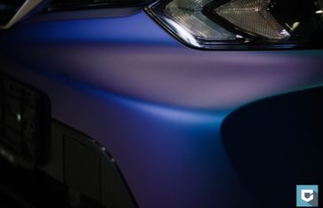 Nissan Qashqai Сине-фиолетовый матовый хамелеон.