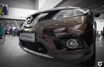 Nissan X-Trail полная оклейка для автосалона NISSAN «Сибирские моторы»