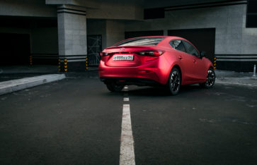 «New Mazda 3» оклейка кузова пленкой
