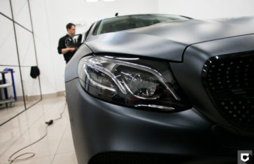 «New Mercedes-Benz E-Coupe» оклейка кузова пленкой