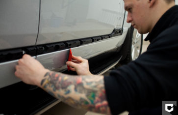 «Range Rover Evoque» защита кузова полиуретановой пленкой