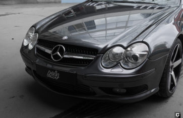 Mercedes SL55 полная восстановительная полировка + керамическое покрытие и чистка салона