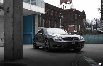 Mercedes SL55 полная восстановительная полировка + керамическое покрытие и чистка салона