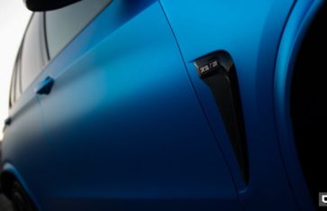 BMW X5M  Синий Матовый Хром