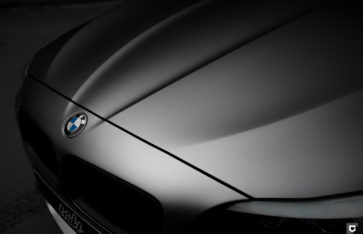 BMW 5 оклейка в цветную пленку