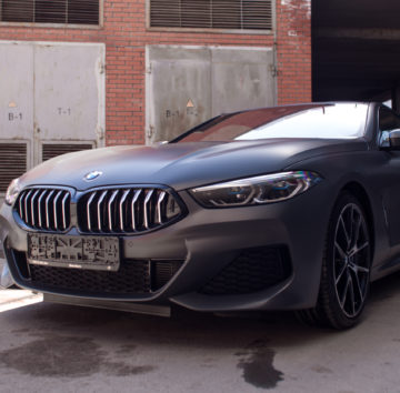BMW 8-series «Оклейка в матовый полиуретан»
