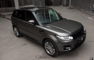 Land Rover Range Rover Sport «Оклейка Black Matte Chrome»