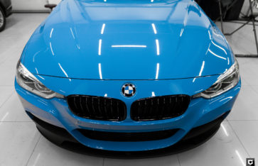 BMW 3-series «Полная оклейка в Smoky Blue»