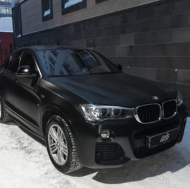 BMW X4 «Полная оклейка в Satin Black»