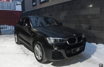 BMW X4 «Полная оклейка в Satin Black»