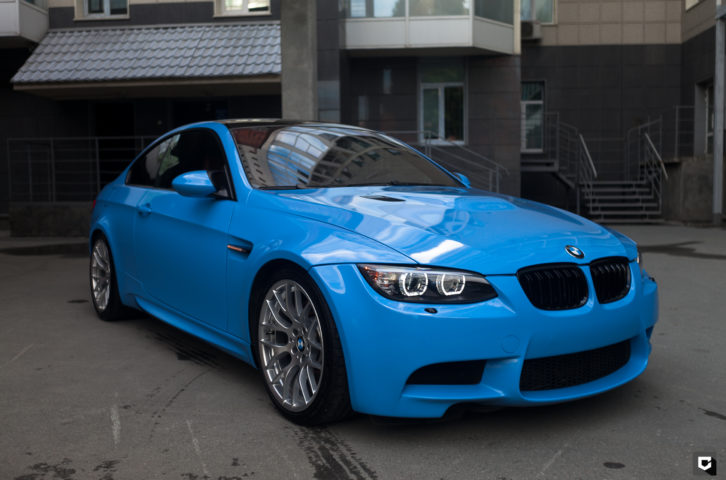 BMW M3 «Полная оклейка в Smoky Blue»