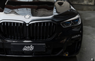 BMW X5 «Полировка и нанесение керамики + защита фронтальной части полиуретаном»