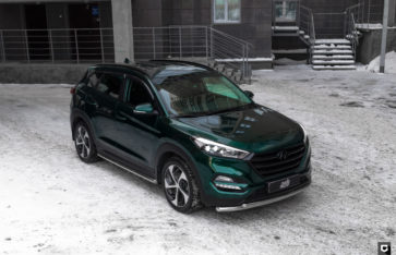 Hyundai Tucson «Полная оклейка в Hunter Green»