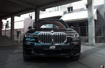 BMW X7 «Комплекс по полировке и нанесению керамики + оклейка фронтальной части в полиуретан»