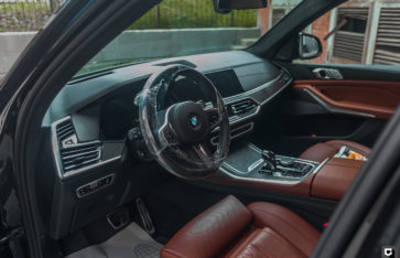 BMW X7 «Комплекс по полировке и нанесению керамики + оклейка фронтальной части в полиуретан»