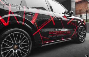 Porsche Cayenne «Комплекс по полировке и нанесению керамики + оклейка согласно дизайн-проекту»