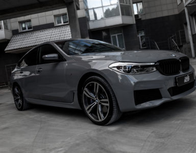 BMW 6GT (Полная оклейка в серый глянец «Nardo Grey» + Керамический состав на пленку)