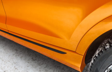Audi Q7 (Полная оклейка оранжевый металлик+защита полиуретаном)