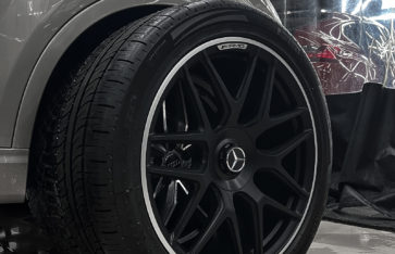 Mercedes Benz G63 AMG Защита фронтальной части полиуретаном + антихром